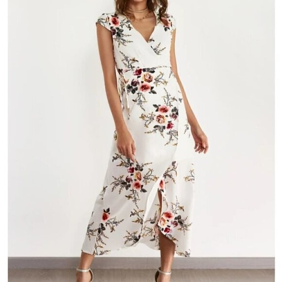 YOINS Dresses & Skirts - Floral Wrap Dress